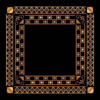 Art deco çerçeveleri ve borders