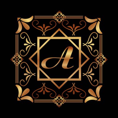 Art deco çerçeveleri ve borders
