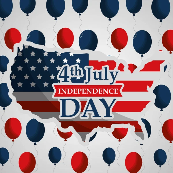 American independence day — Stock Vector