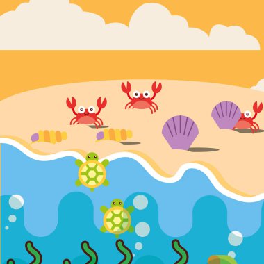 Deniz hayat çizgi film