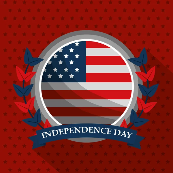 Dia da independência americana — Vetor de Stock