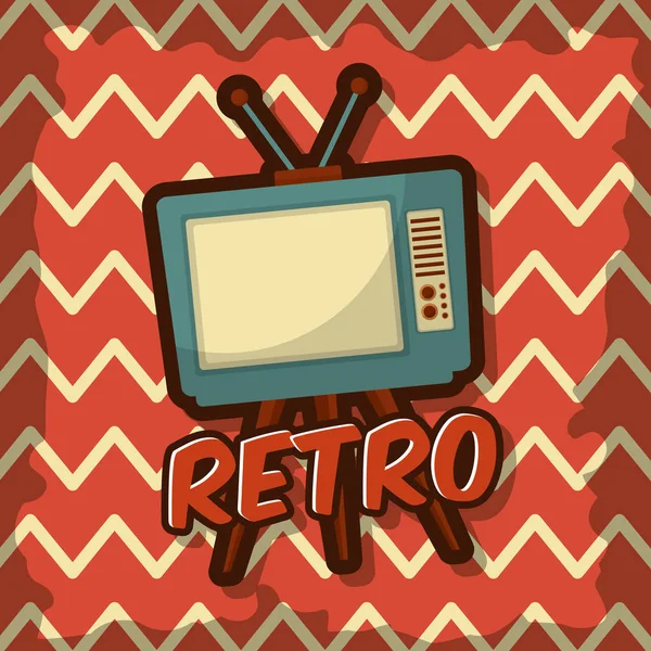 Dispositivo retro vintage —  Vetores de Stock