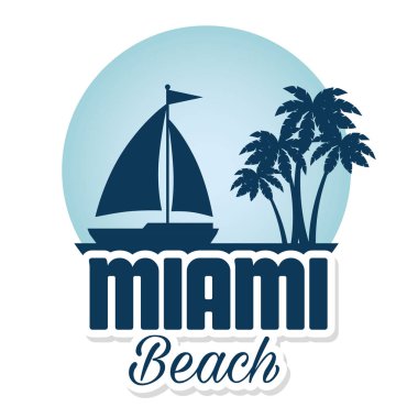 Miami beach california mühür