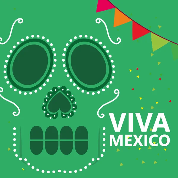 Viva mexico oslava — Stockový vektor