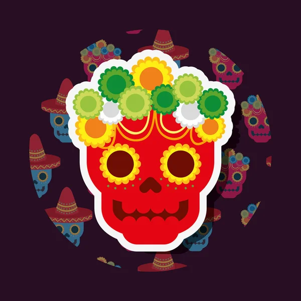 Viva墨西哥庆祝活动 — 图库矢量图片