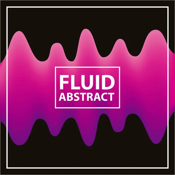 Fondo abstracto fluido — Vector de stock