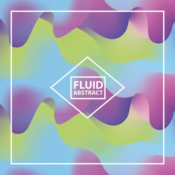 Abstract cubre fluidos — Vector de stock