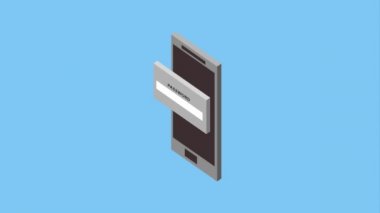 Smartphone izometrik kavramı