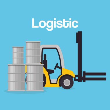 Forklift aracı ile varil Lojistik Hizmetleri