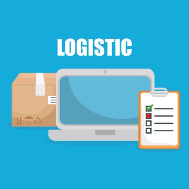 lojistik hizmet Icons set