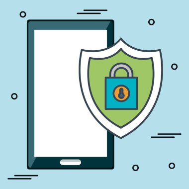 online güvenlik simgeleri ile Smartphone