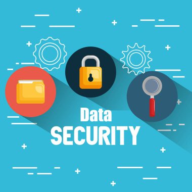 Internet security Icons set