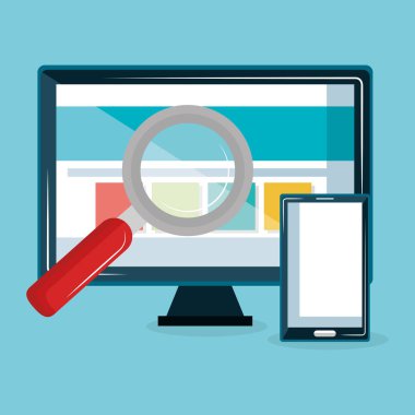 bilgisayar göstermek Internet güvenlik simgeleri ile