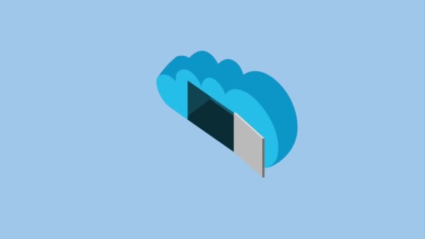 Almacenamiento de computación en nube — Vídeos de Stock