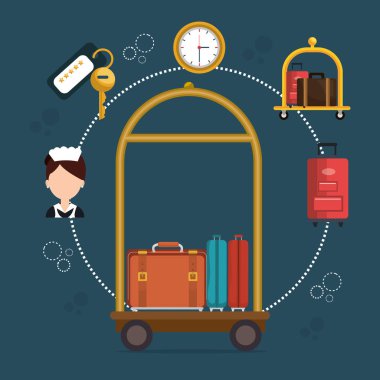 Otel Hizmetleri Icons set