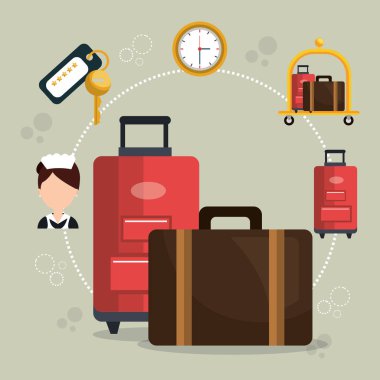 Otel Hizmetleri Icons set