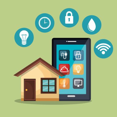 Smartphone kontrol eden akıllı ev