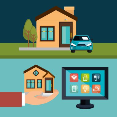 Masaüstü bilgisayar kontrol eden akıllı ev