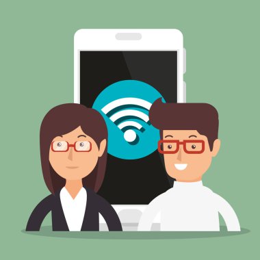 Wi-Fi bağlantısı ile iş çift