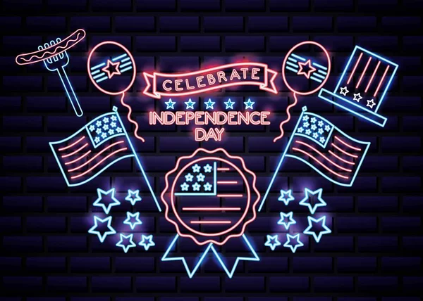 Dzień Niepodległości Ameryki — Wektor stockowy