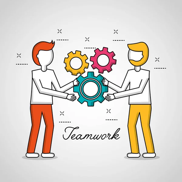 人々 のチームワークの概念 — ストックベクタ