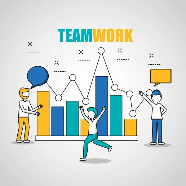 People teamwork concept — Stock Vector