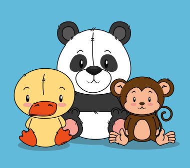 küçük sevimli hayvanlar grubu