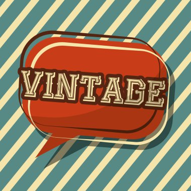 Retro vintage rozetleri