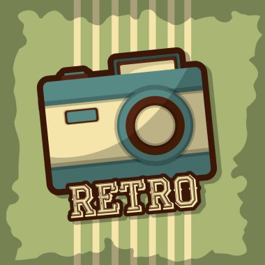 Retro vintage fotoğraf makinesi