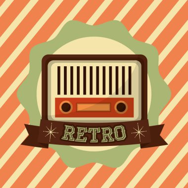 Retro vintage radyo müzik