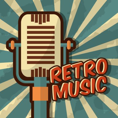 Retro vintage müzik