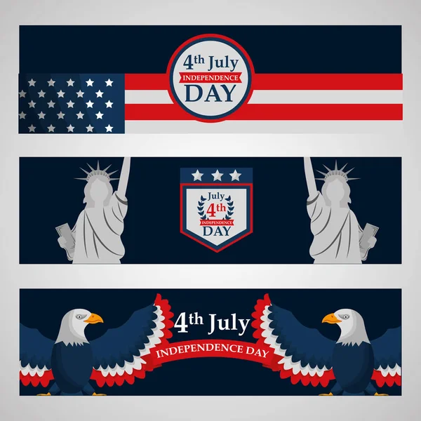 American independence day — Stock Vector