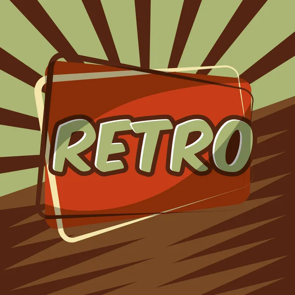 Retro Vintage jelvények — Stock Vector