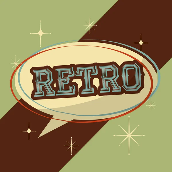 Lencana retro vintage - Stok Vektor
