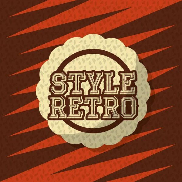 Badges vintage rétro — Image vectorielle