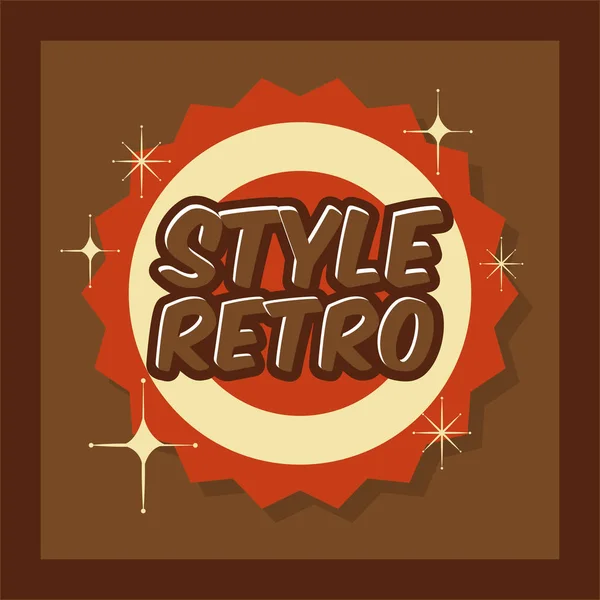 Retro vintage badges — Stock Vector