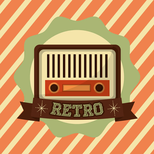 retro vintage radio music