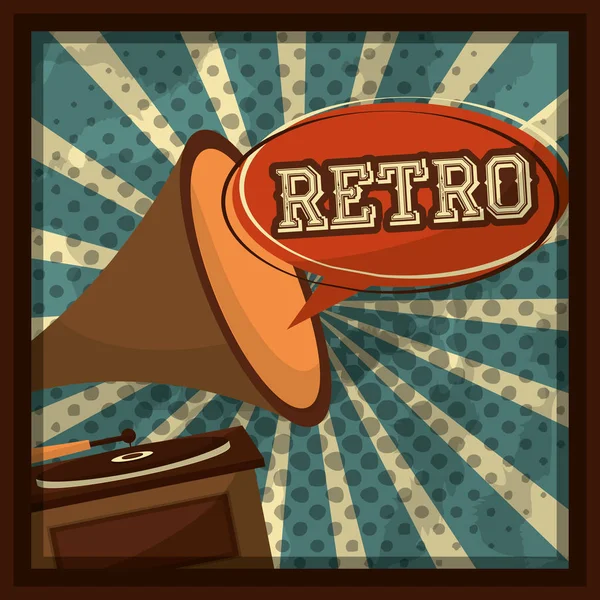 Dispositivos vintage retro —  Vetores de Stock