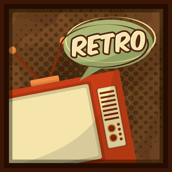 Retro vintage devices — Stock Vector