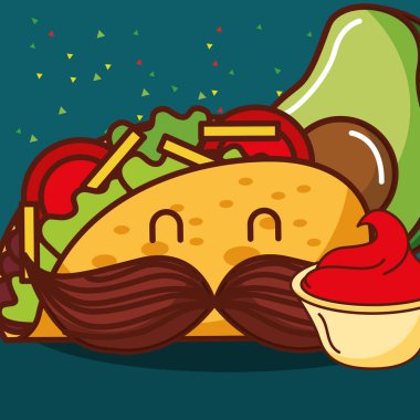 Meksika yemeği kartı