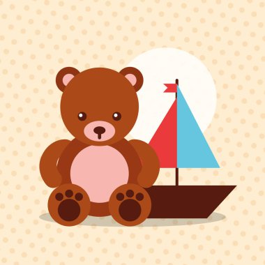 oyuncak ayı oyuncak ayı ve Yelkenli