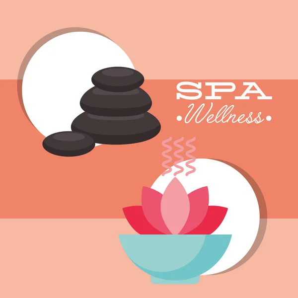 Spa wellness związane — Wektor stockowy