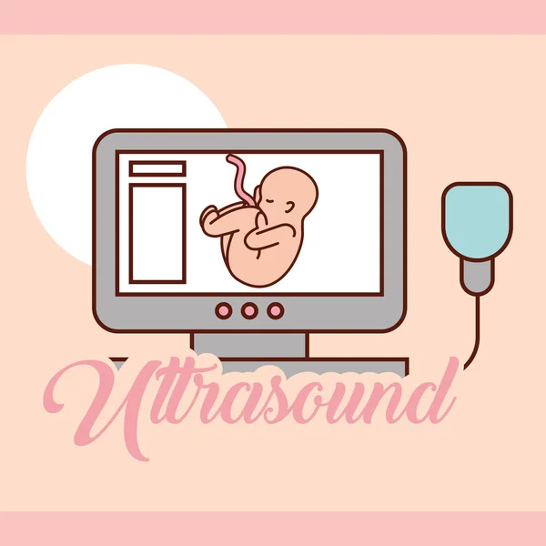 Fecundación durante el embarazo — Archivo Imágenes Vectoriales