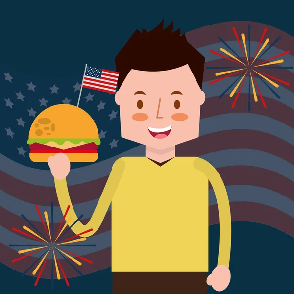 Amerikan Bağımsızlık günü insanlar