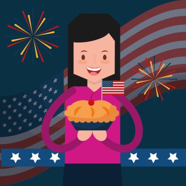 Amerikan Bağımsızlık günü insanlar