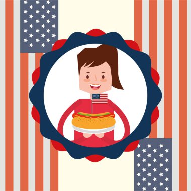 Amerikan Bağımsızlık günü insanlar