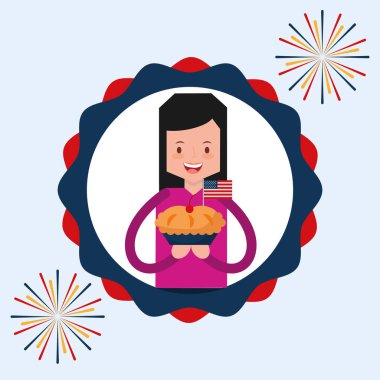 Amerikan Bağımsızlık günü insanlar