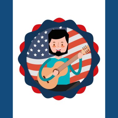 Amerikan Bağımsızlık günü insanlar