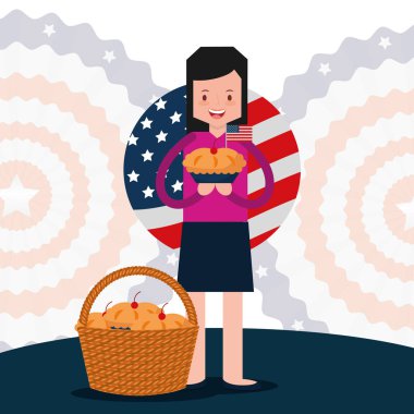 Amerikan Bağımsızlık günü insanlar