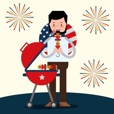 Amerikan Bağımsızlık günü insanlar